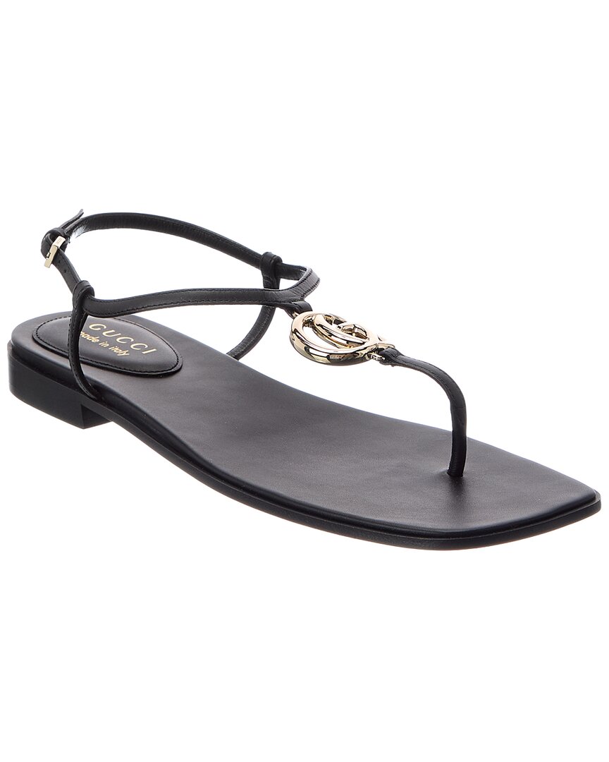 Gucci Interlocking G Leather Sandal