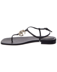 Gucci Interlocking G Leather Sandal