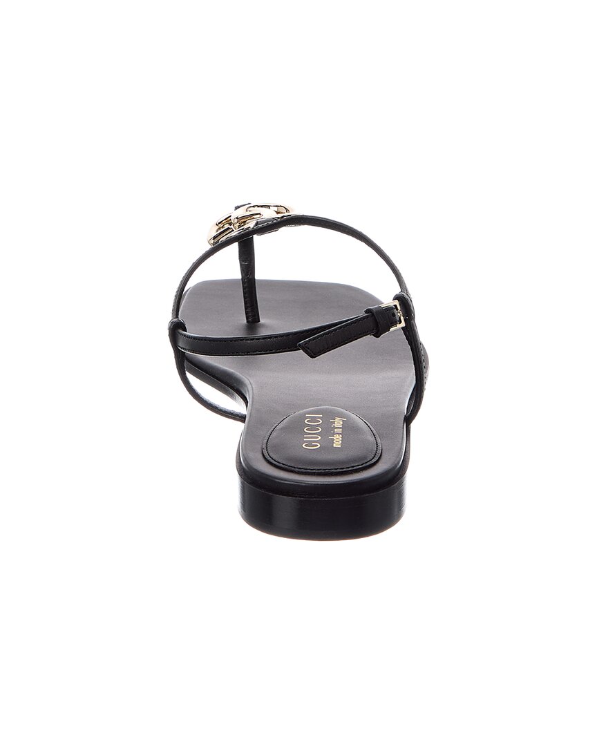 Gucci Interlocking G Leather Sandal