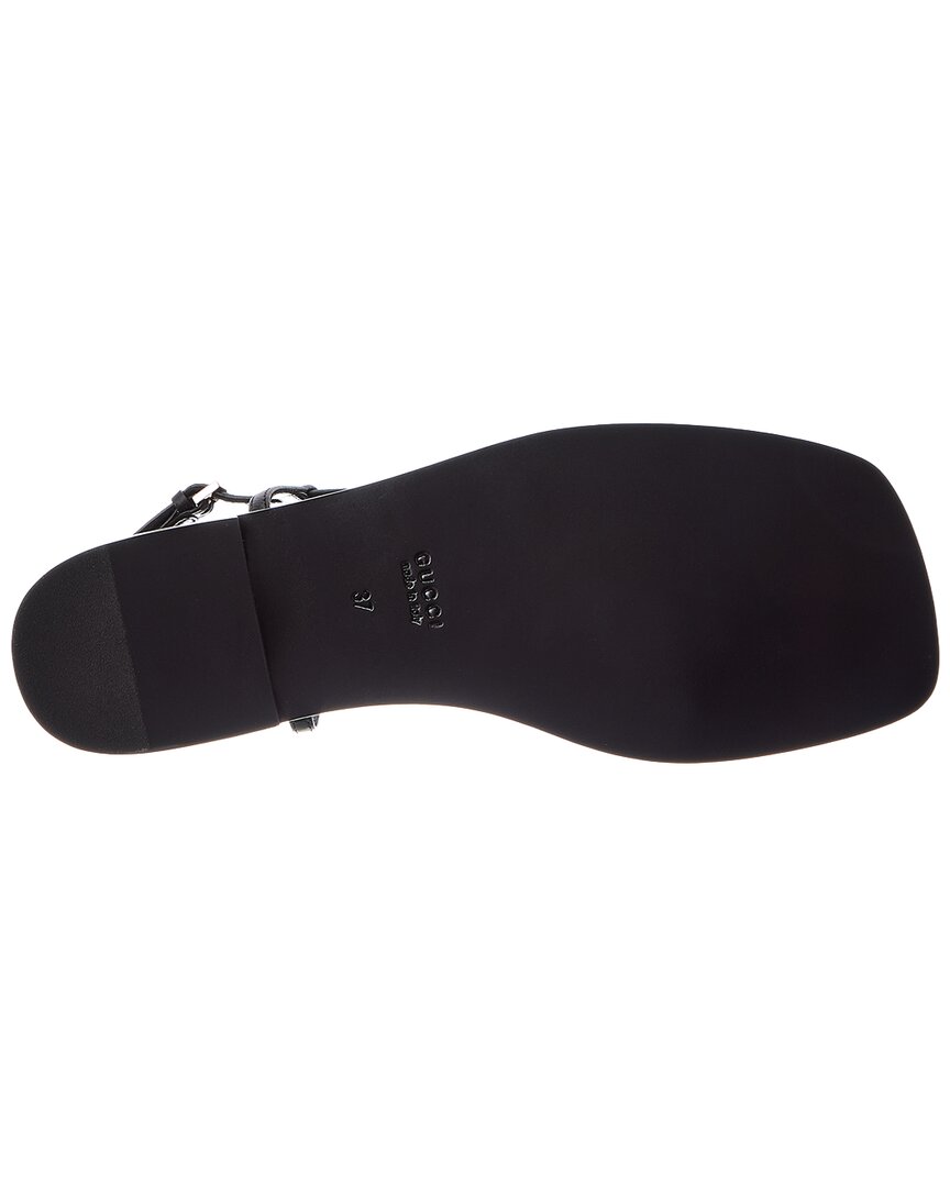 Gucci Interlocking G Leather Sandal