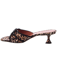 Amina Muaddi Eleonora Satin Sandal