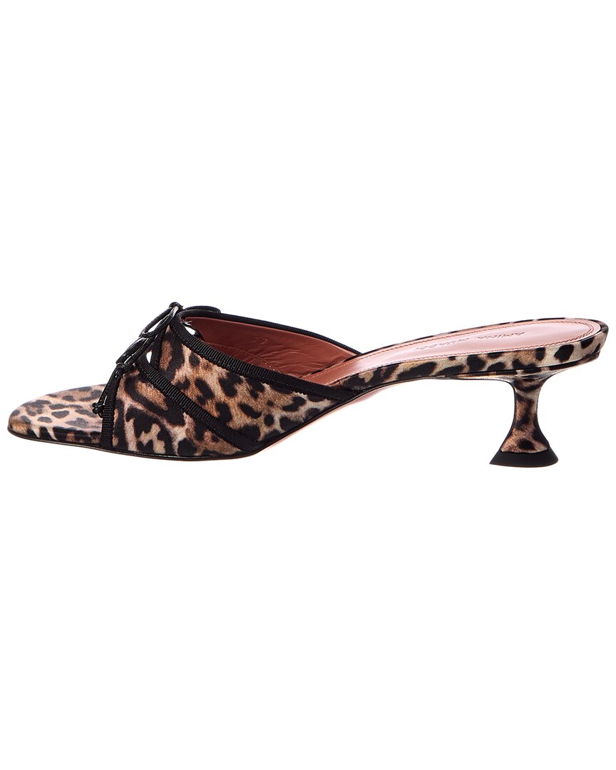 Amina Muaddi Eleonora Satin Sandal