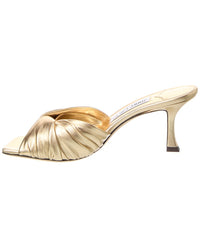Jimmy Choo Skye Twist 70 Leather Sandal