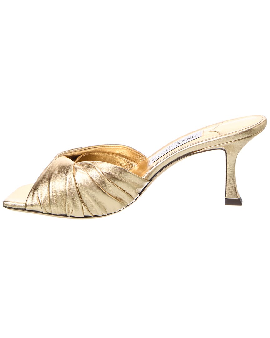 Jimmy Choo Skye Twist 70 Leather Sandal