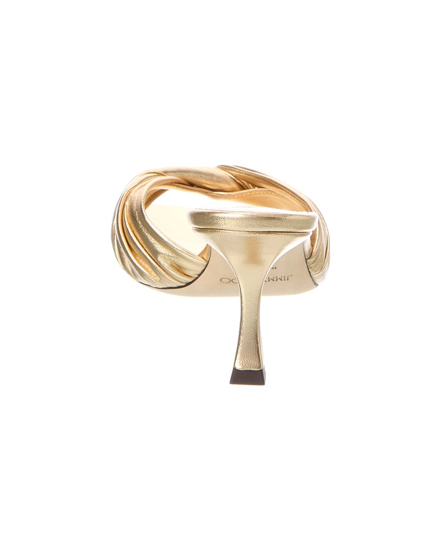 Jimmy Choo Skye Twist 70 Leather Sandal