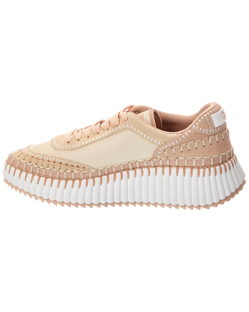 Chloé Chloé Nama Leather & Suede Sneaker
