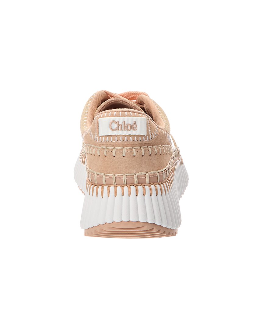 Chloé Chloé Nama Leather & Suede Sneaker