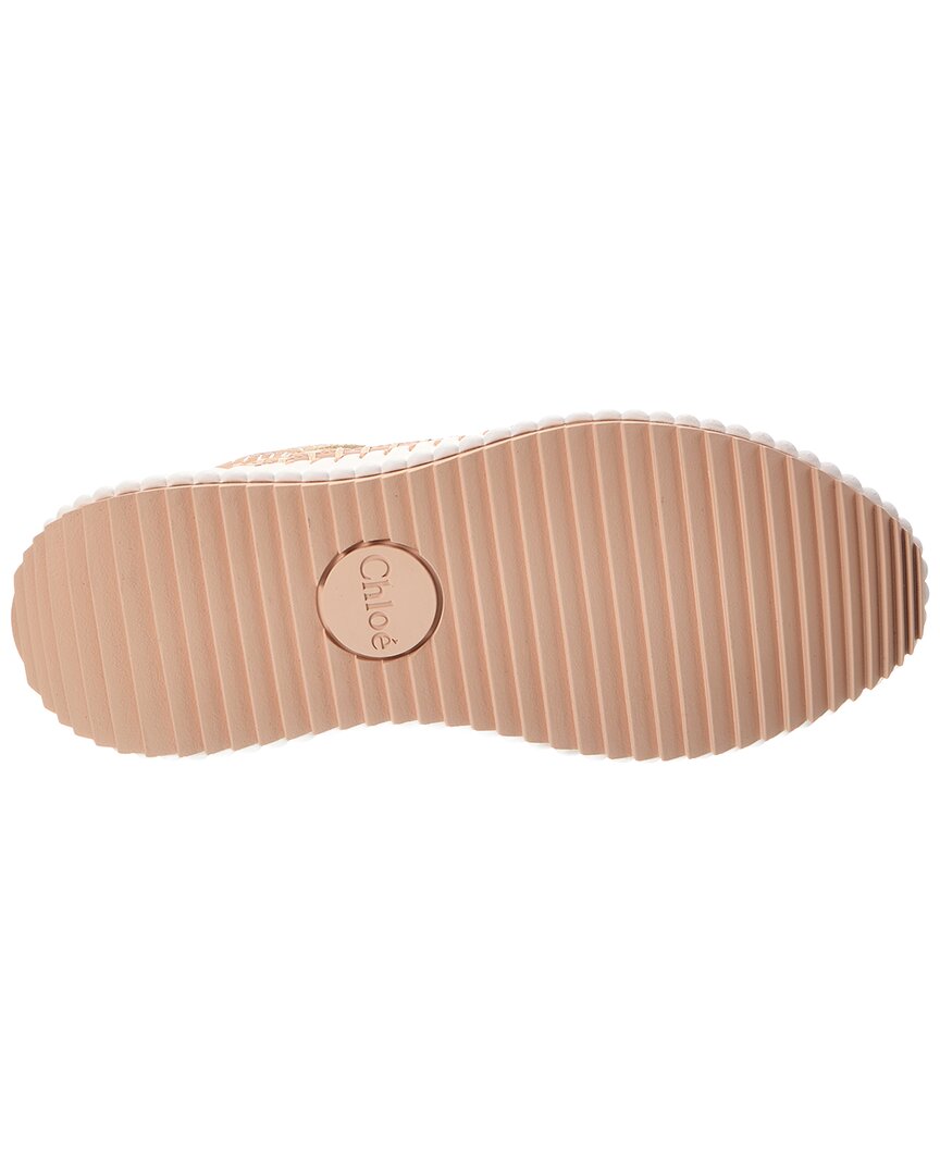 Chloé Chloé Nama Leather & Suede Sneaker