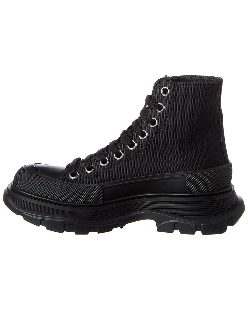 Alexander Mcqueen Tread Slick Canvas Boot