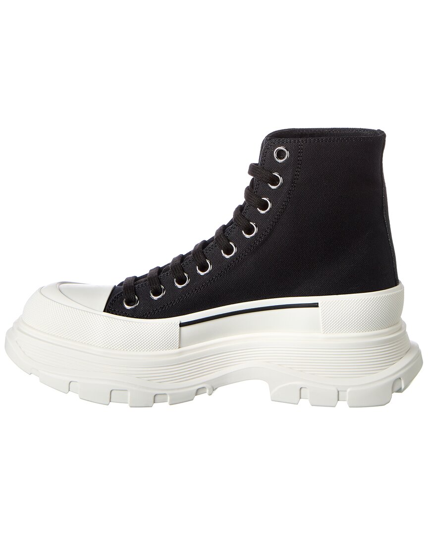 Alexander Mcqueen Tread Slick Canvas Boot