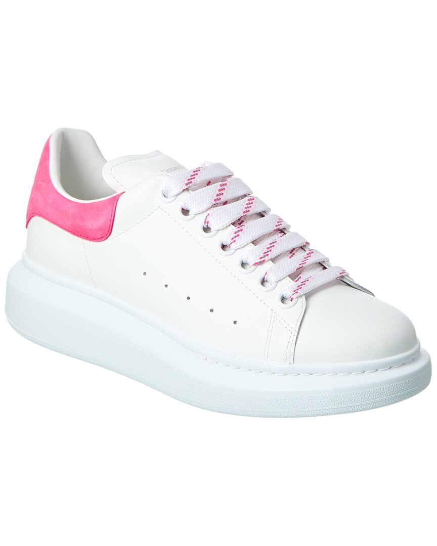 Alexander Mcqueen Oversized Leather Sneaker White