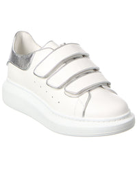 Alexander Mcqueen Larry Leather Sneaker White