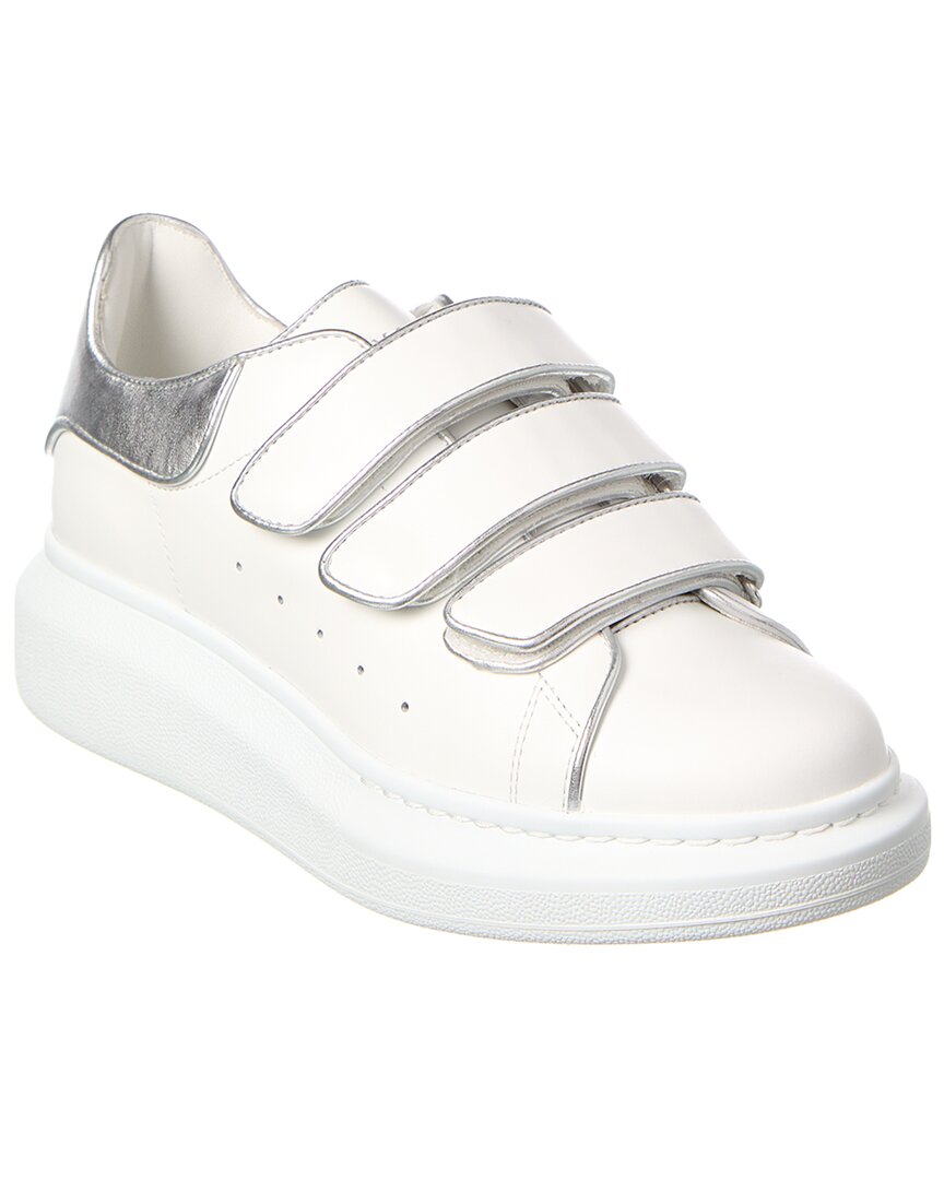Alexander Mcqueen Larry Leather Sneaker White