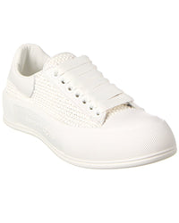 Alexander Mcqueen Plimsoll Leather Sneaker White