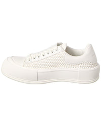 Alexander Mcqueen Plimsoll Leather Sneaker