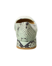 Bottega Veneta Snake-Embossed Leather Pump