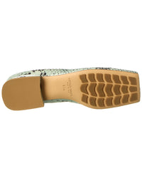 Bottega Veneta Snake-Embossed Leather Pump4