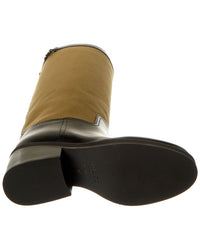 Jimmy Choo Yasmin 70 Canvas & Leather Knee-High Boot