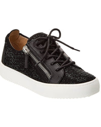Giuseppe Zanotti May London Leather Sneaker 36.5 Black