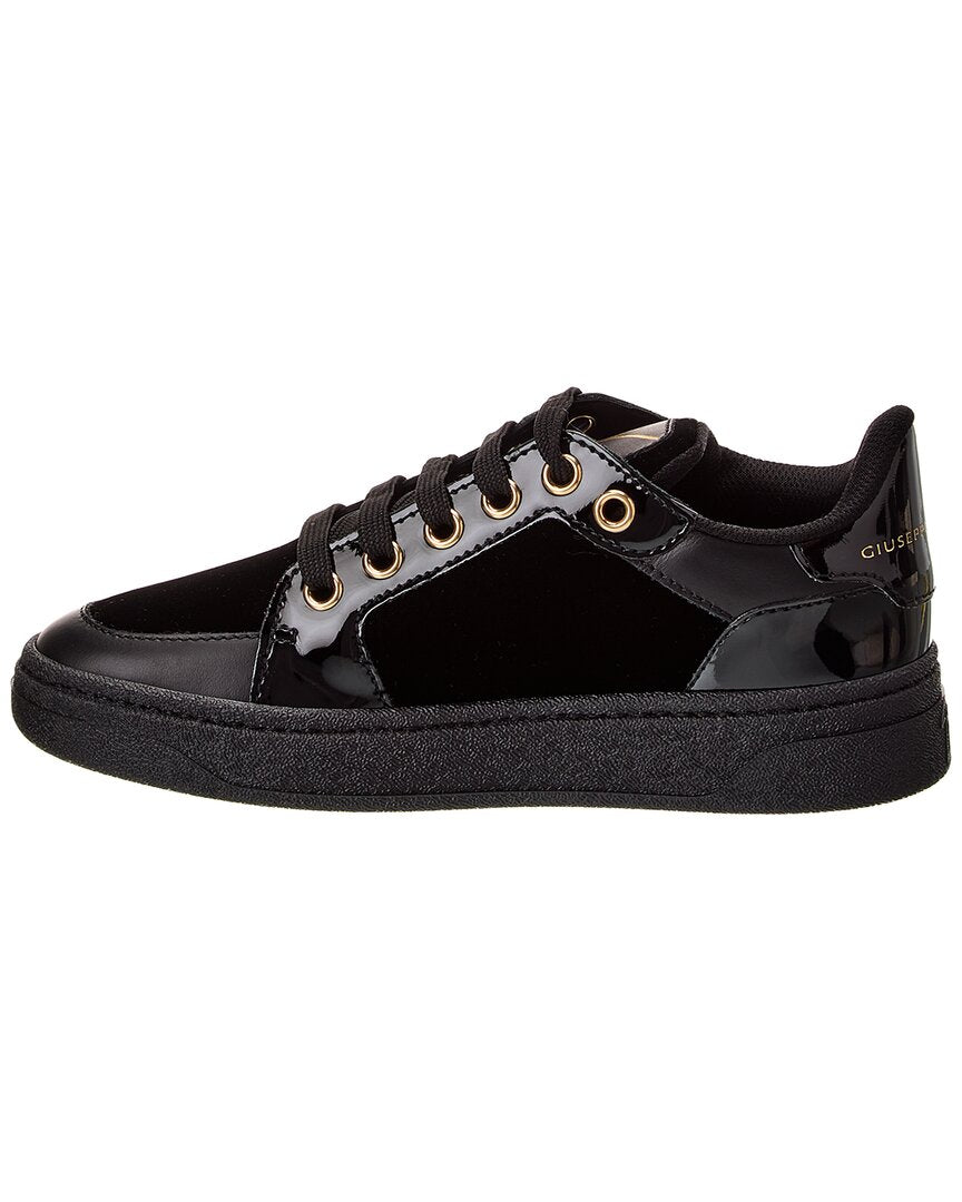 Giuseppe Zanotti Gz/94 Velvet & Leather Sneaker