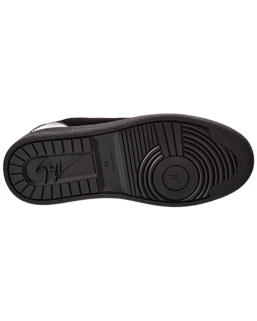 Giuseppe Zanotti Gz/94 Velvet & Leather Sneaker
