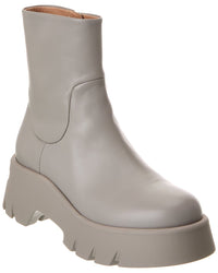 Gianvito Rossi Montey Leather Boot Grey Multi 41
