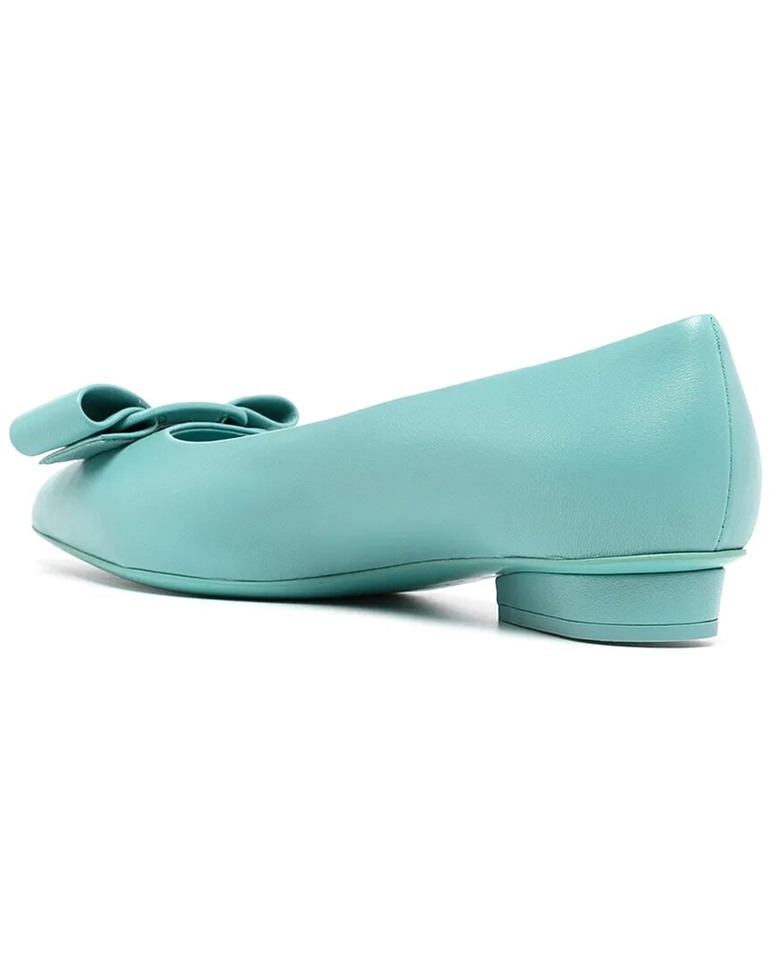 Ferragamo Viva Leather Ballet Flat