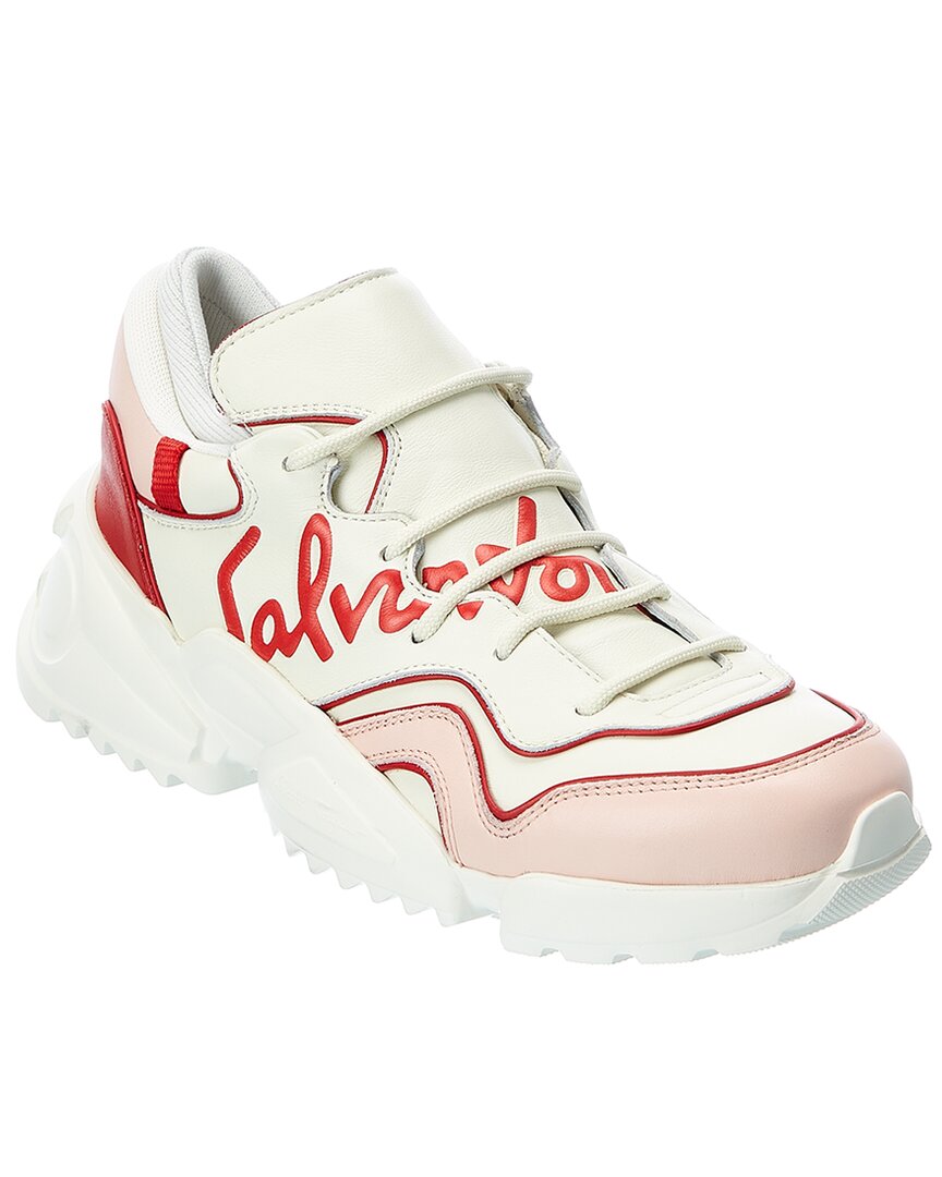 Ferragamo Nilu Leather Sneaker