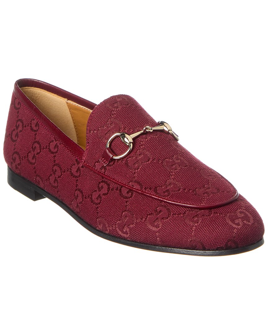 Gucci Horsebit Gg Canvas Loafer