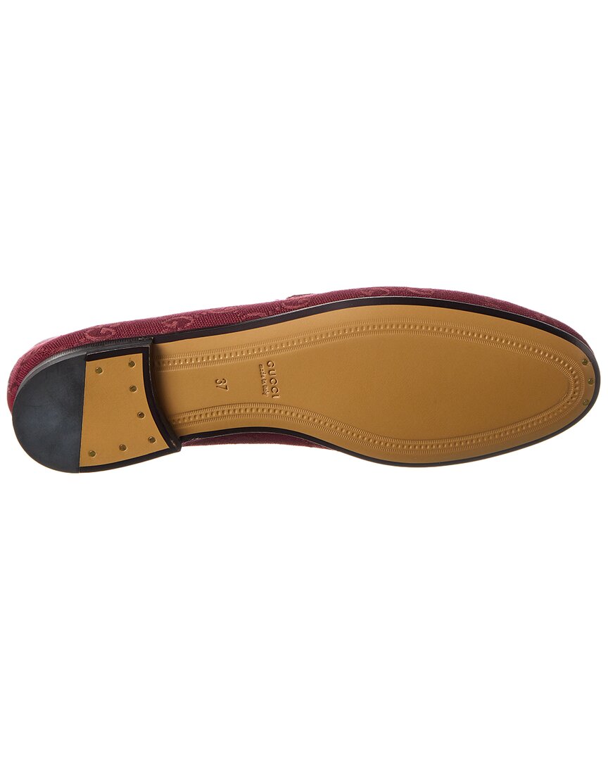 Gucci Horsebit Gg Canvas Loafer