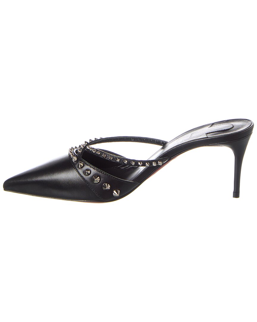 ★繊細★クリスチャンルブタン★Tatoosh 70 black spike mules CL25514S-Christian-Louboutin-