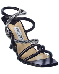 Jimmy Choo Lonnie 90 Leather Sandal