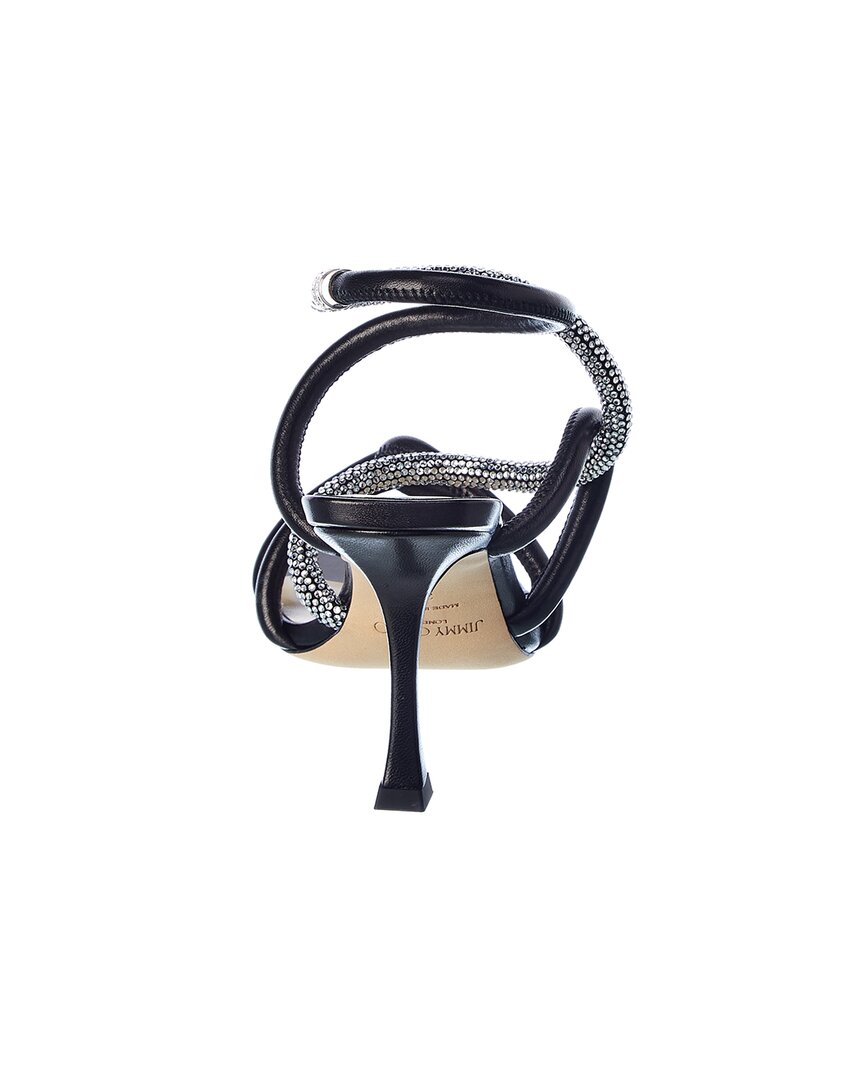 Jimmy Choo Lonnie 90 Leather Sandal