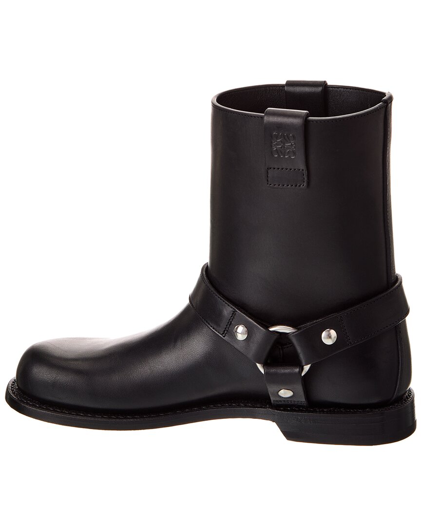 Loewe Campo Leather Biker Boot
