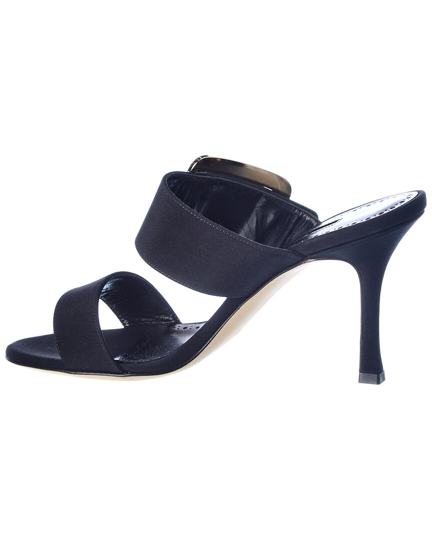 Manolo Blahnik Gable 90 Silk Sandal