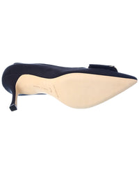 Manolo Blahnik Maysale 90 Silk Pump