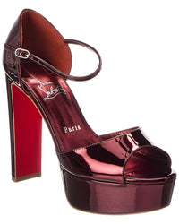 Christian Louboutin Sandaloo 130 Leather Platform Sandal