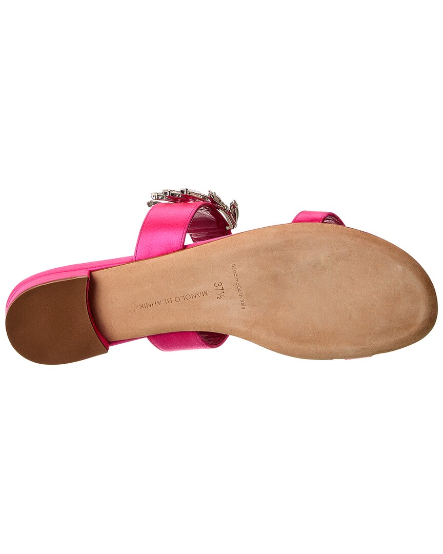 Manolo Blahnik Chivela 10 Satin Sandal