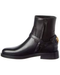 Valentino Vlogo Signature Leather Bootie