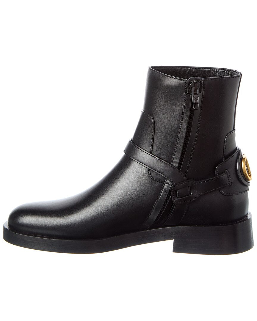 Valentino Vlogo Signature Leather Bootie