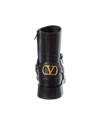 Valentino Vlogo Signature Leather Bootie