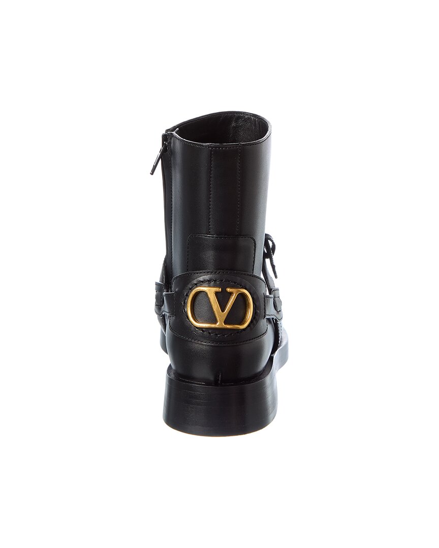 Valentino Vlogo Signature Leather Bootie