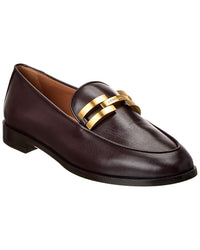 Aquazzura Brandi Leather Loafer Brown Multi