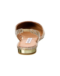 Aquazzura Milanese Leather Slingback Flat