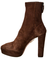 Aquazzura Saint Honore 120 Suede Boot