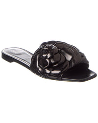 Valentino Atelier 03 Rose Edition Leather Sandal, 36, Black