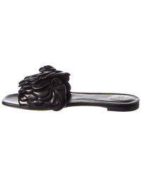 Valentino Atelier 03 Rose Edition Leather Sandal, 36, Black