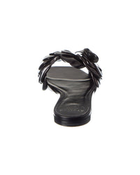 Valentino Atelier 03 Rose Edition Leather Sandal, 36, Black