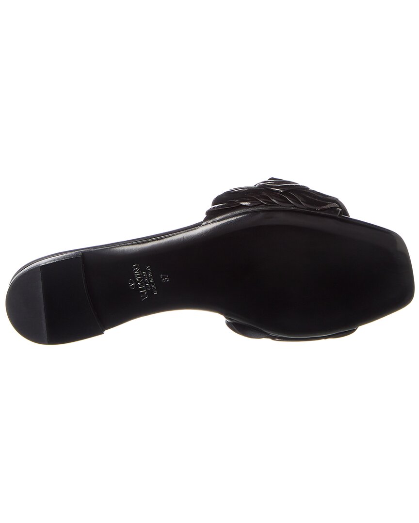 Valentino Atelier 03 Rose Edition Leather Sandal, 36, Black