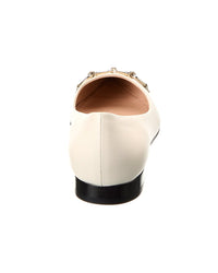 Gucci Gucci Horsebit Leather Ballerina Flat